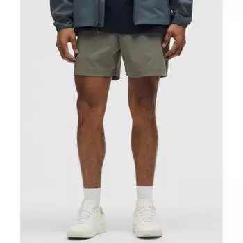 Lululemon Abc Wovenair Pull On Short 5 Серый Шалфей XS/5