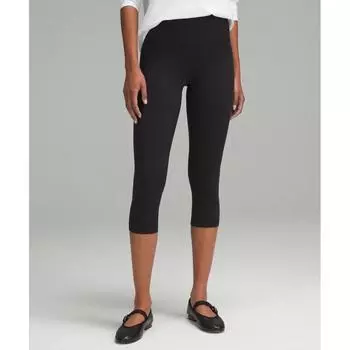 Lululemon Align High Rise Crop 21 Black 8/21