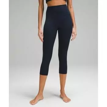 Lululemon Align High Rise Crop With Pockets 23 True Navy 8/23