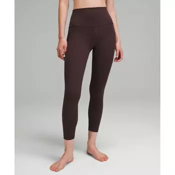 Lululemon Align High Rise Pant With Pockets 25 Espresso 8/25