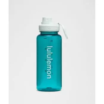 Lululemon Back To Life Прозрачная бутылка 32 унции Sonic Teal Mint Breeze ONE SIZE