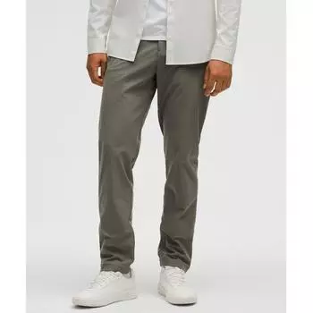 Lululemon Брюки Abc Slim Fit 32л Warpstreme Серый Шалфей