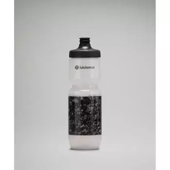 Lululemon Бутылка для воды Purist Cycling 26 унций Discord Mini Deep Coal Multi Clear ONE SIZE