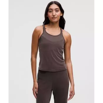 Lululemon Drapey Softstreme Tank Top Espresso XL