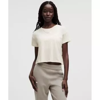 Lululemon Футболка Cates светлая, цвет слоновой кости 8