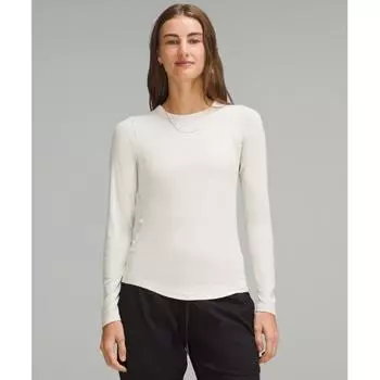 Lululemon Футболка Hold Tight с длинным рукавом Bone 8