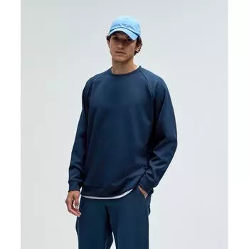 Lululemon Гладкий спейсер Classic Fit Crew True Navy XXL