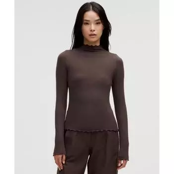 Lululemon Hold Tight Lettuce Edge Turtleneck Espresso 4