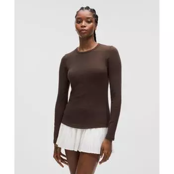 Lululemon Hold Tight Long Sleeve Shirt Espresso 8