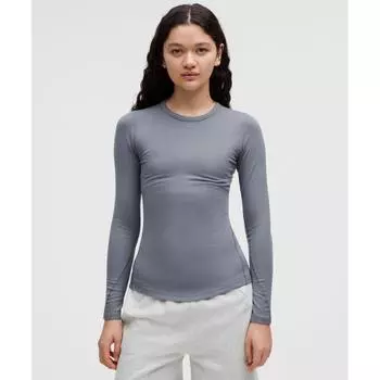 Lululemon Hold Tight Long Sleeve Shirt Solar Grey 8