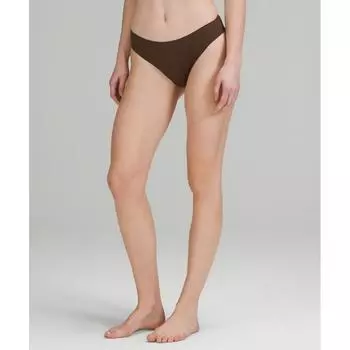 Lululemon Invisiwear бикини средней посадки нижнее белье Java XXL