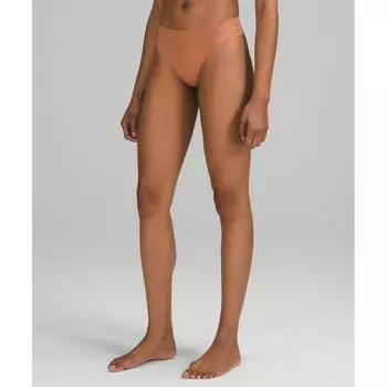Lululemon Invisiwear стринги средней посадки Dusty Clay XXL