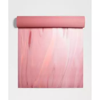 Lululemon Коврик 5 мм, изготовленный из сертифицированной FSC резины, розовая дымка, декоративный розовый, розовая органза, вишня, лимонад, декоративный розовый ONE SIZE