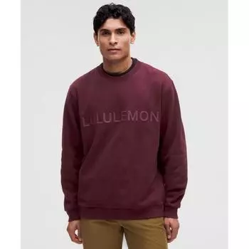 Lululemon Логотип Steady State Crew Гранат XL