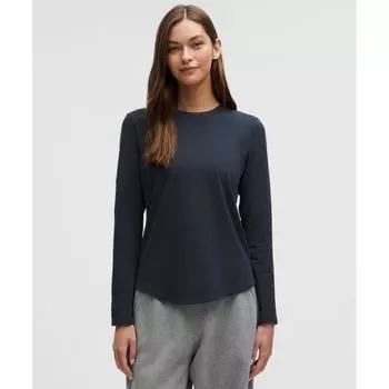 Lululemon Love Long Sleeve Shirt True Navy 8