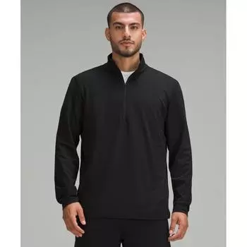 Lululemon Мягкий трикотажный полумолния черного цвета XXL