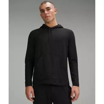 Lululemon Мягкий трикотажный свитер с капюшоном, черный XXL