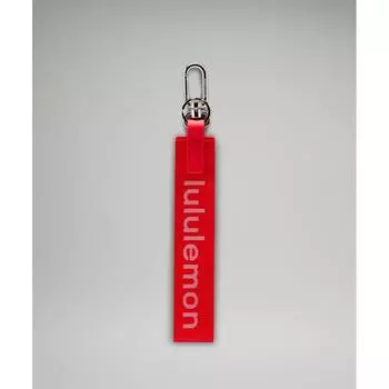 Lululemon Никогда не теряемый брелок Лулу Красный Белый ONE SIZE