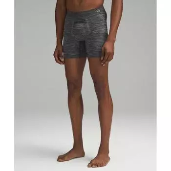 Lululemon Rapid Vent Tech Boxer 5 Heathered Core Black XXL