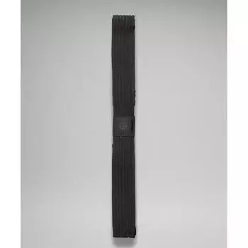 Lululemon Растягивающийся ремень, черный ONE SIZE