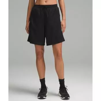 Lululemon Relaxed Fit Mesh Training Short 8 Black 8
