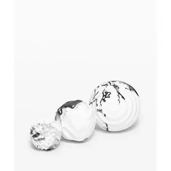 Lululemon Release And Recover Ball Set Черный Белый ONE SIZE