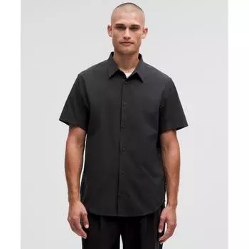 Lululemon Рубашка Airing Easy с коротким рукавом, черная XXL