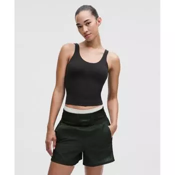 Lululemon Светящаяся майка средней поддержки BC Cup черного цвета 8