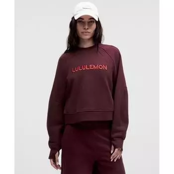Lululemon Свитер свободного покроя с надписью «Гранат» XS/S