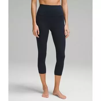 Lululemon Выровняйте High Rise Crop 23 True Navy 0/23