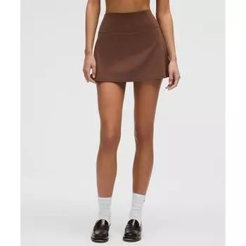 Lululemon Выровнять юбку с высокой посадкой Lava Cake 10/13