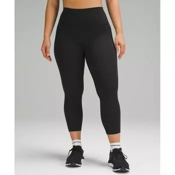 Lululemon Wunder Train Contour Fit High Rise Crop 23 Черный 0/23