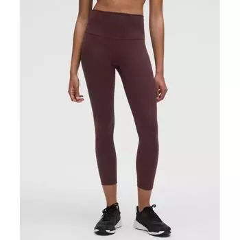 Lululemon Wunder Train High Rise Crop 23 Спокойной ночи, сливы 2/23
