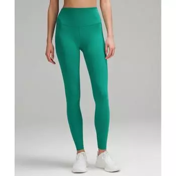 Lululemon Wunder Train High Rise Tight 28 Cascadia Green 14/28