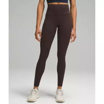Lululemon Wunder Train High Rise Tight With Pockets 28 Espresso 4/28