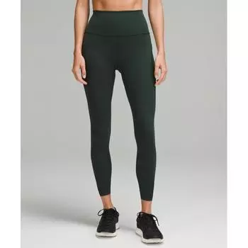 Lululemon Wunder Train High Rise Tight With Pockets 25 Legacy Green 0/25