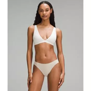 Lululemon WunDermost Ultra Soft Nulu TriAngle BrAlette AD Cups Bone 2