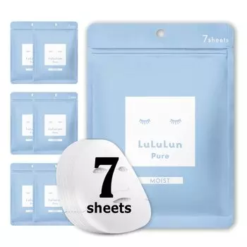 Lululun Face Mask Pure Blue 6FS 7 pieces [Glide Enterprises]