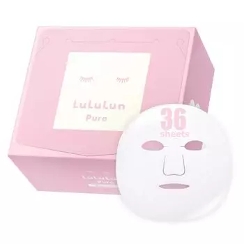 LULULUN LULULUN Pure Pink 36 шт. Увлажняющая маска для лица (Сбалансированный тип)