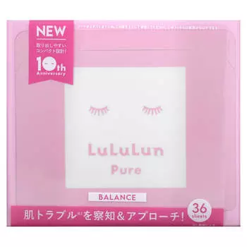Lululun, Маска для лица Pure Beauty, Balance Pink 8FB, 36 листов, 520 мл (18 жидких унций)