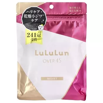 Lululun, Маска-пленка для лица Over 45 Beauty Sheet Mask, увлажняющая, розовая камелия 045C 2KS, 7 листов, 113 мл (3,82 жидких унций)