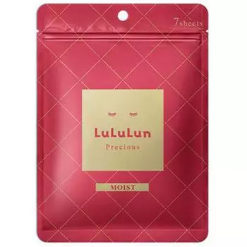 Lululun Precious Red (Moist) Face Mask 7 pieces