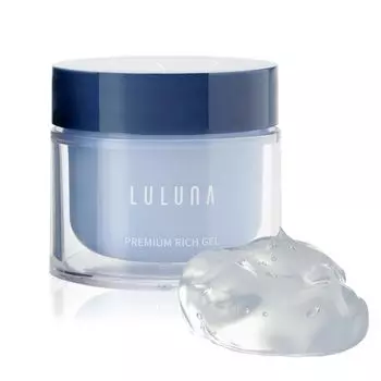 LULUNA Premium Rich Gel Cream 80 г 2 месяца Увлажняющий баланс Уход за кожей Уход за старением Гель для сухой кожи Чувствительная кожа (Гель / Приблизительно. поставка)
