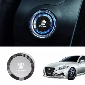 LUMIMAN Toyota Crown 210 220 Series Push Start Switch Crystal Engine Start Cover Крышка кнопки запуска Крышка внутренних деталей Нарядный стиль Crystal Style Exclusive