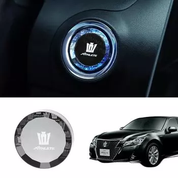 LUMIMAN Toyota Crown Athlete 210 220 Series Push Start Switch Crystal Engine Start Cover Крышка кнопки запуска Крышка внутренних деталей Нарядный стиль Crystal
