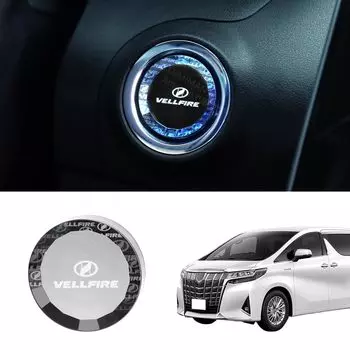 LUMIMAN Toyota VELLFIRE 30 Series Push Start Switch Crystal Engine Start Cover Крышка кнопки запуска Крышка внутренних деталей Нарядный эксклюзивный стиль Crystal Style