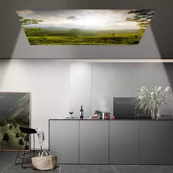 Люминесцентная лампа Yousheng с 10 магнитами, изысканный узор, простая установка, фильтр люминесцентной лампы, магнитная потолочная лампа G