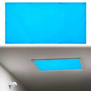Люминесцентный светильник, уменьшающий блики, резкое мерцание, фильтры люминесцентного света, панель абажура для потолочных светильников синий