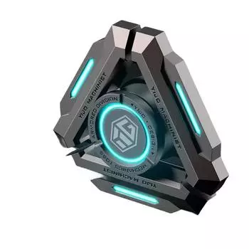 Luminous Hand Spinner Alloy All Metal Gyro Fidget Spinner Fingertip for Adult Stress Relief Desk EDC Toys Gifts синий