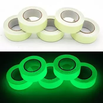 Luminous Tapes Waterproof Glow In The Dark Sticker Fluorescent Night Self-adhesive Safety Home Supplies Security Warning Tapes синий